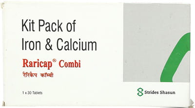 Raricap Combi Strip Of 30 Tablets