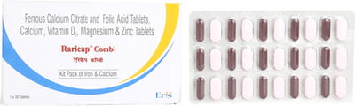 Raricap Combi Strip Of 30 Tablets