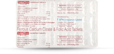Raricap Forte Strip Of 30 Tablets