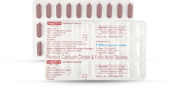 Raricap Forte Strip Of 30 Tablets