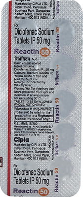 Reactin 50mg Strip Of 10 Tablets