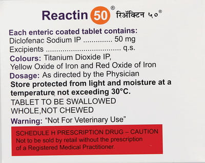 Reactin 50mg Strip Of 10 Tablets