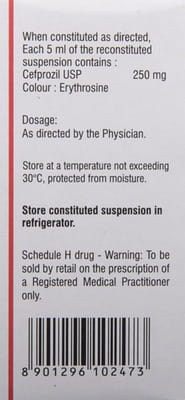 Refzil O 250mg Suspension 30ml