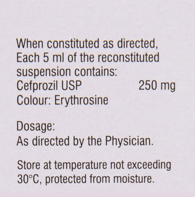 Refzil O 250mg Suspension 30ml