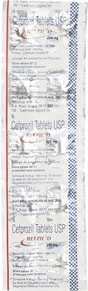 Refzil O 250mg Strip Of 10 Tablets