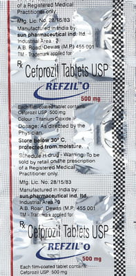 Refzil O 500mg Strip Of 6 Tablets
