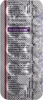 Regestrone 5mg Strip Of 10 Tablets