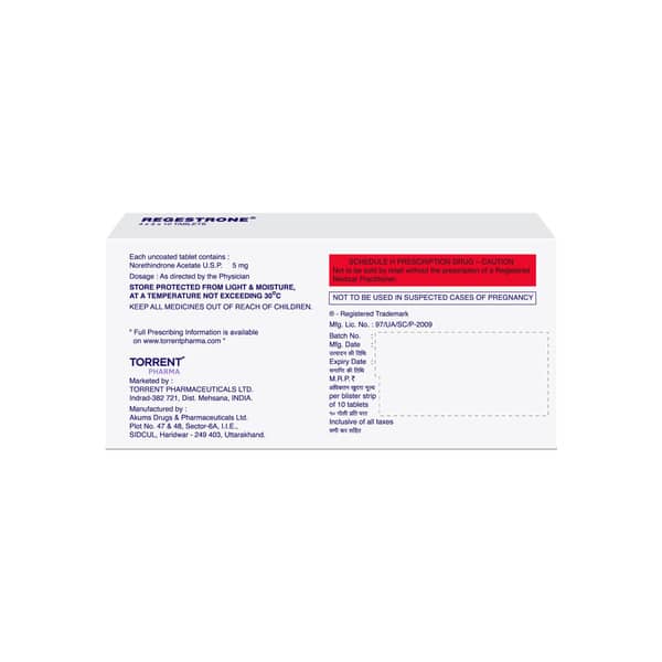 Regestrone 5mg Tablet