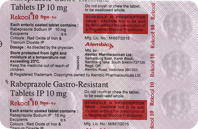 Rekool 10mg Strip Of 15 Tablets