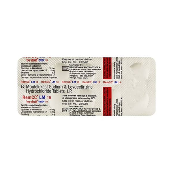 Rem Cc Lm 10mg Strip Of 10 Tablets