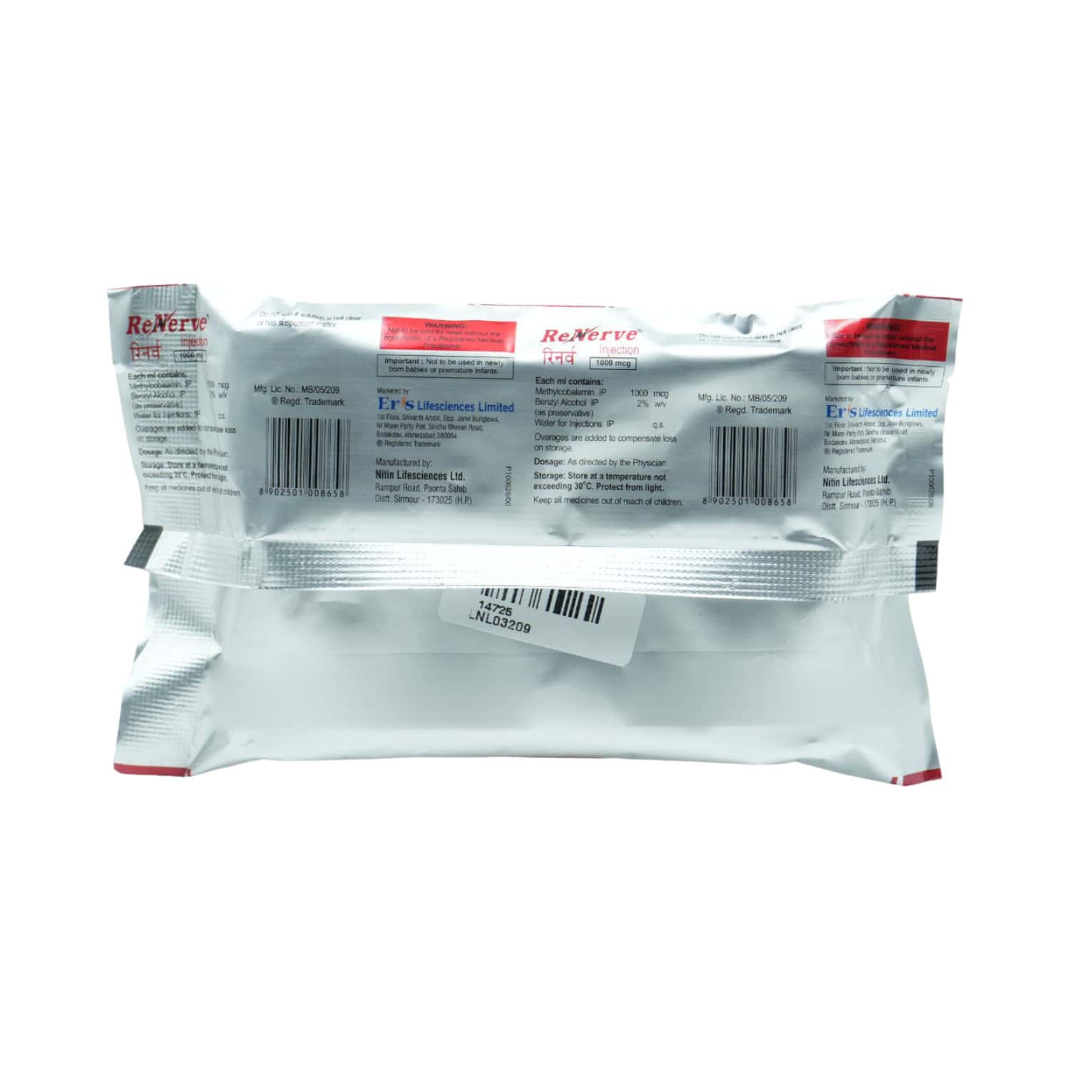 renerve injection b12 Plus Renerve Plus Methylcobalamin 1500 mcg