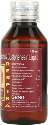 Respira Bottle Of 100ml Expectorant