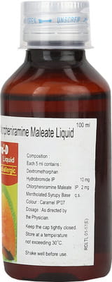 Respira D Bottle Of 100ml Syrup