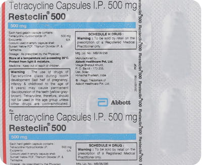 Resteclin 500mg Strip Of 10 Capsules
