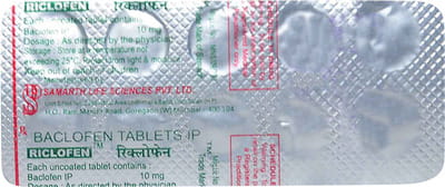 Riclofen 10mg Strip Of 10 Tablets