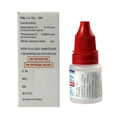 Ridinox Bottle Of 10ml Eye Drops