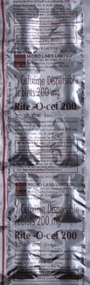 Rite O Cef 200mg Tablet
