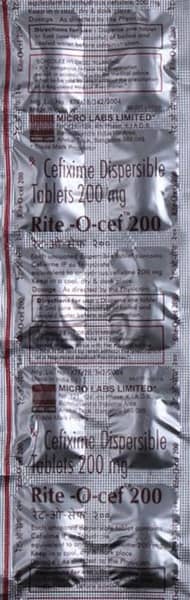 Rite O Cef 200mg Tablet