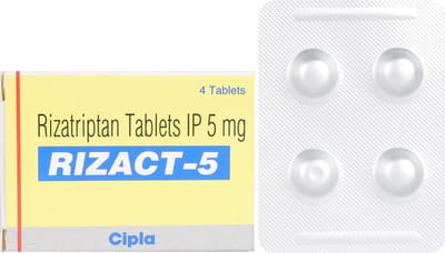 Rizact 5mg Strip Of 4 Tablets