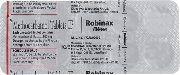 Robinax Strip Of 10 Tablets