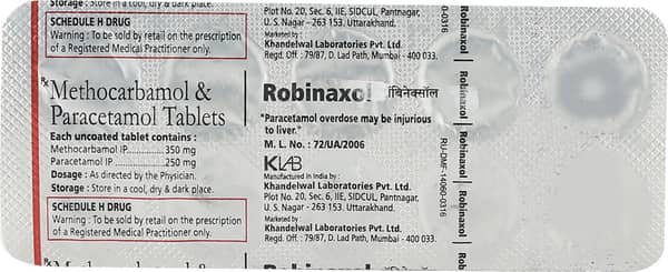 Robinaxol Strip Of 10 Tablets