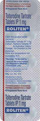 Roliten 1mg Strip Of 10 Tablets