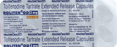Roliten Od 2mg Strip Of 10 Capsules