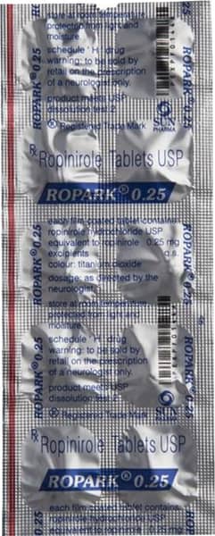 Ropark 0.25mg Strip Of 10 Tablets