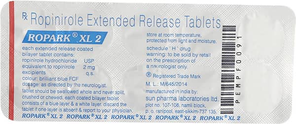 Ropark Xl 2mg Strip Of 10 Tablets