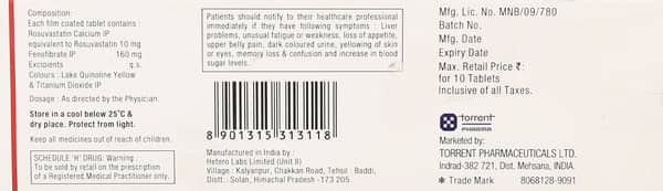 Rostar F Strip Of 10 Tablets