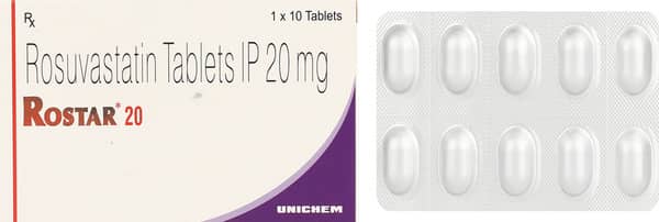 Rostar 20mg Strip Of 10 Tablets