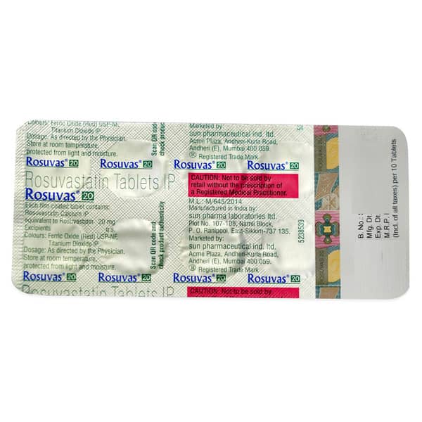 Rosuvas 20 Tablet