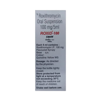Roxid 100mg Mint Flavour Bottle Of 30ml Oral Liquid