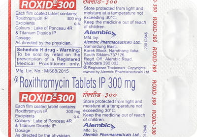 Roxid 300mg Strip Of 10 Tablets