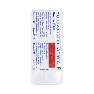 Rozavel 40mg Strip Of 10 Tablets