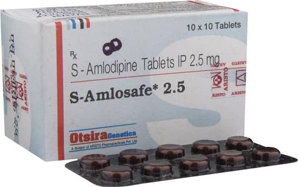 S Amlosafe 2.5mg Strip Of 10 Tablets