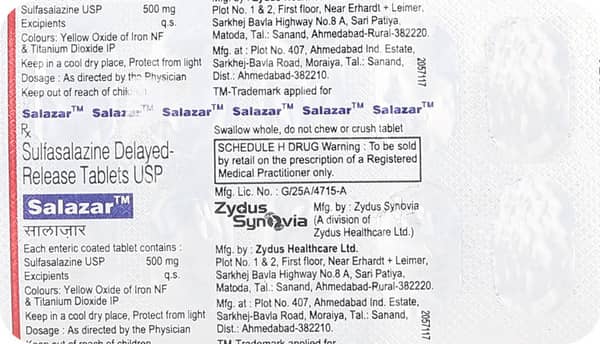 Salazar Strip Of 10 Tablets