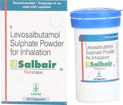 Salbair 100mcg Bottle Of 30 Transcaps