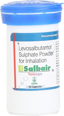 Salbair 100mcg Bottle Of 30 Transcaps