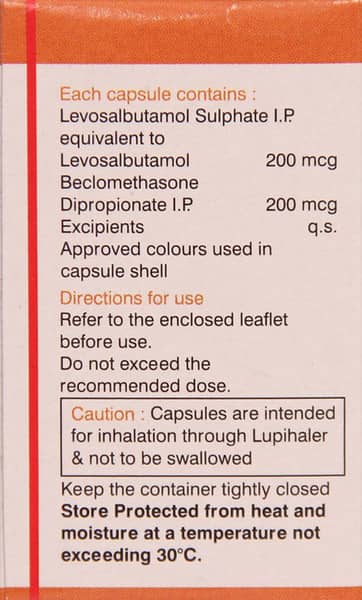 Salbair B Forte Transcaps 100/200mcg Bottle Of 30 Capsules