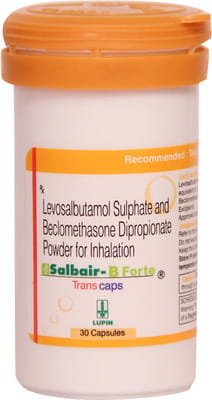 Salbair B Forte Transcaps 100/200mcg Bottle Of 30 Capsules