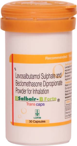 Salbair B Forte Transcaps 100/200mcg Bottle Of 30 Capsules