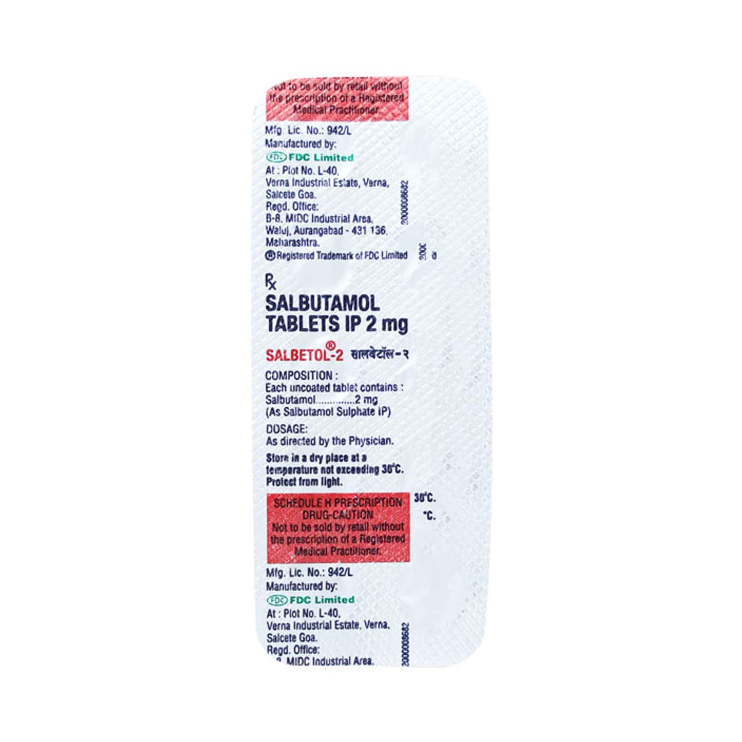 salbetol 4mg tablets