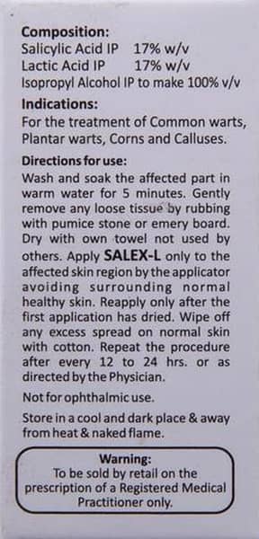 Salex L Bottle Of 10ml Solution