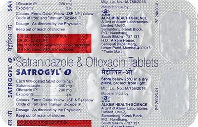 Satrogyl O Strip Of 10 Tablets