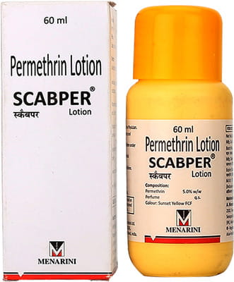 Scabper 5% Bottle Of 60ml Lotion