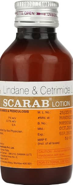 Scarab Bottle Of 100ml Lotion