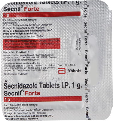 Secnil Forte Strip Of 2 Tablets