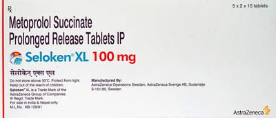 Seloken Xl 100mg Strip Of 15 Tablets