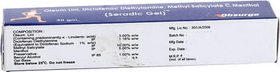 Seradic Tube Of 30gm Gel